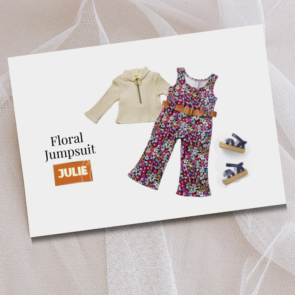 Julie- Floral Jumpsuit Outfit