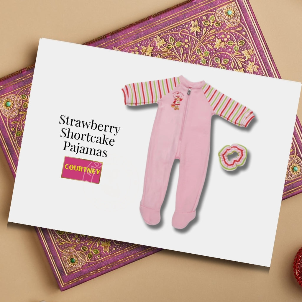 Courtney- Strawberry Shortcake Pajama Outfit