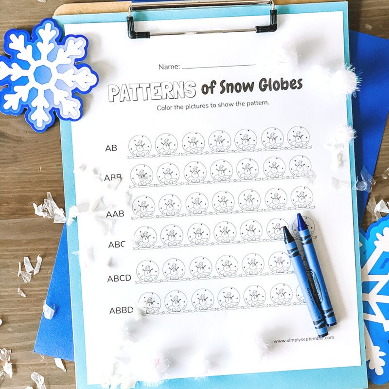 Snow Week Theme-printable-Simply September