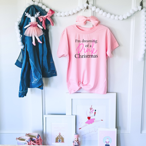 I'm Dreaming of a Pink Christmas- Toddler/Youth