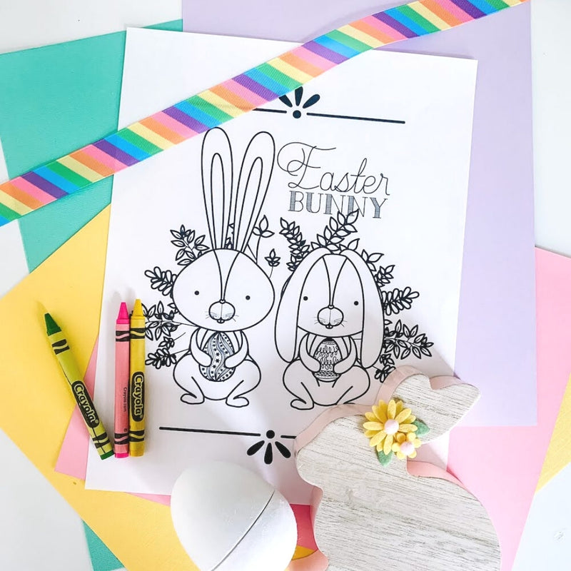 Easter Coloring Sheets (4)-printable-Simply September