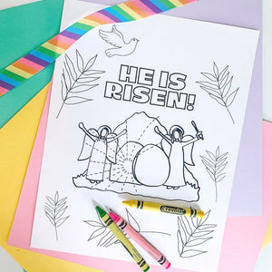 Easter Coloring Sheets (4)-printable-Simply September