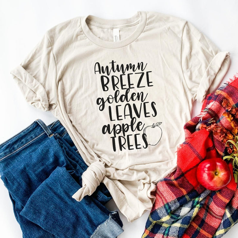 Simply September Autumn Breeze Apple Trees Shirt Fall Shirt product_description .